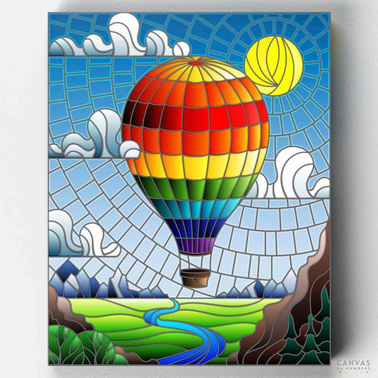 Balloon Flight-Paint by Numbers for Adults-Canvas by Numbers