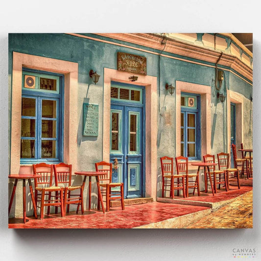 Coffee Shop-Paint by Numbers for Adults-Canvas by Numbers
