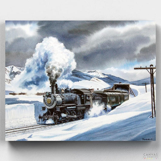 Denver & Salt Lake Railroad-Paint by Numbers for Adults-Canvas by Numbers