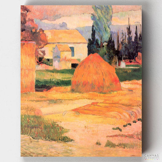 Ferme à Arles-Paint by Numbers for Adults-Canvas by Numbers