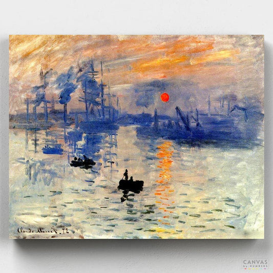 Impression Sunrise-Paint by Numbers for Adults-Canvas by Numbers