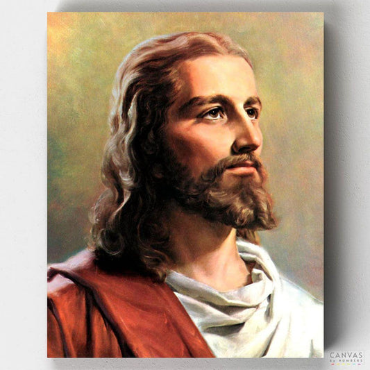 Jesus Portrait-Paint by Numbers for Adults-Canvas by Numbers