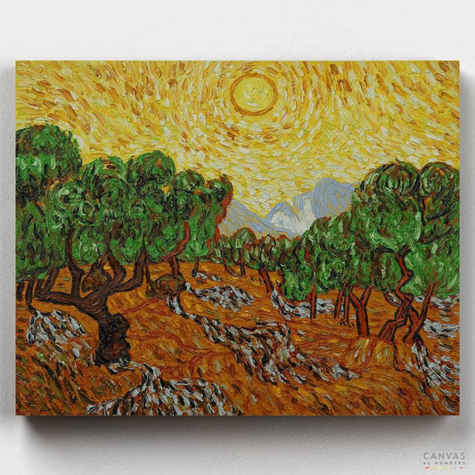 Olive Trees-Paint by Numbers for Adults-Canvas by Numbers
