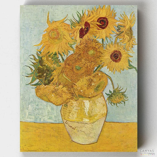 [USA Stock] Sunflowers-Paint by Numbers for Adults-Canvas by Numbers
