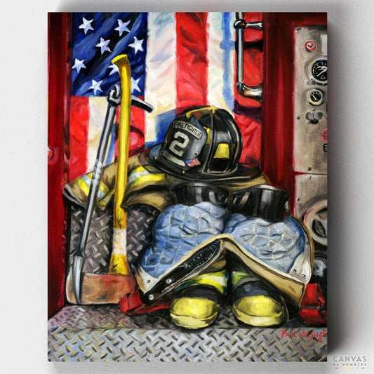 Symbols of Heroism-Paint by Numbers for Adults-Canvas by Numbers