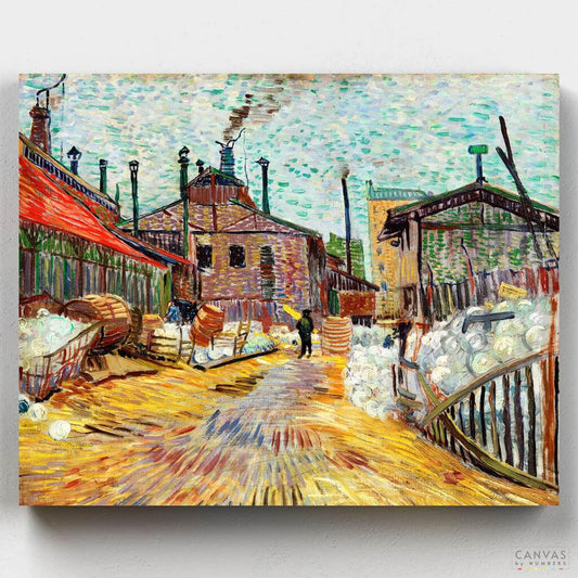 The Factory-Paint by Numbers for Adults-Canvas by Numbers