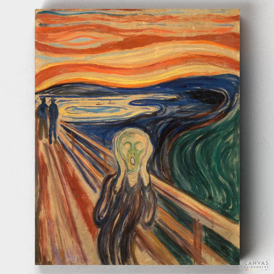 The Scream-Paint by Numbers for Adults-Canvas by Numbers