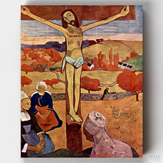 The Yellow Christ-Paint by Numbers for Adults-Canvas by Numbers