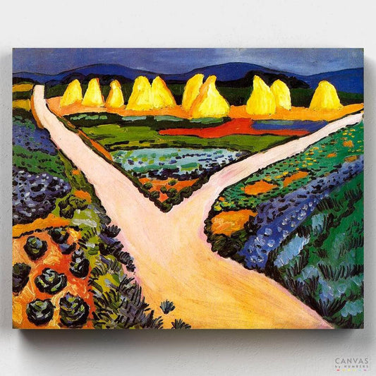 Vegetable Fields-Paint by Numbers for Adults-Canvas by Numbers