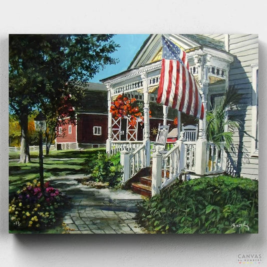 [USA Stock] An American Dream-Paint by Numbers for Adults-Canvas by Numbers