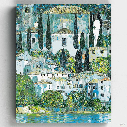 [USA Stock] Cassone Church-Paint by Numbers for Adults-Canvas by Numbers