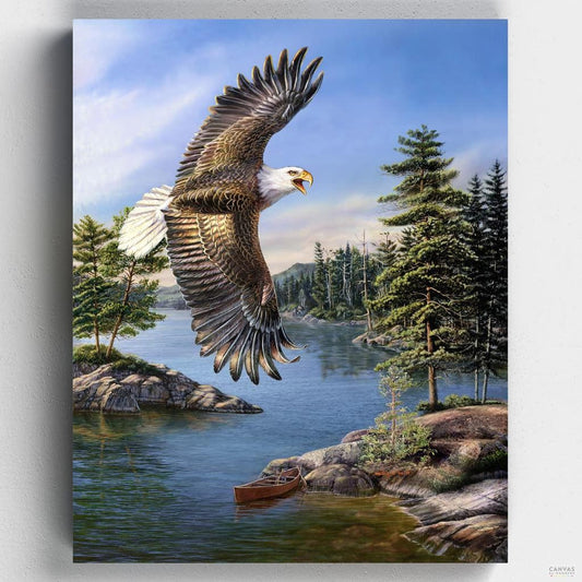 Heritage Eagle-Paint by Numbers for Adults-Canvas by Numbers