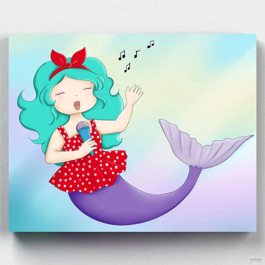 The Mermaid Song-Paint by Numbers for Adults-Canvas by Numbers