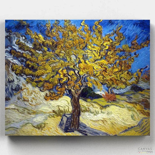 Van Gogh’s Mulberry Tree paint by numbers