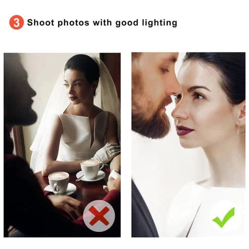 Example of photos with good lighting
