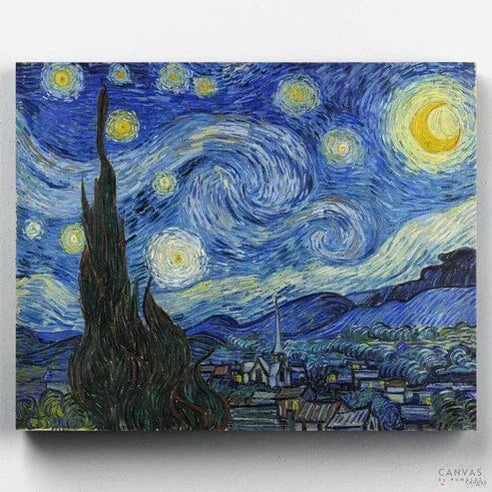 Starry Night Vincent Van Gogh Paint by Numbers