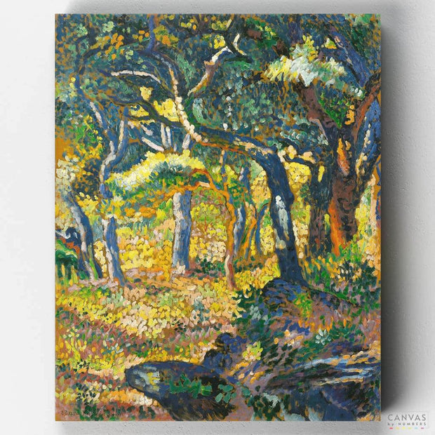 A Glade in Provence-Paint by Numbers for Adults-Canvas by Numbers