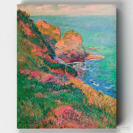 Groix, Port-Mélite-Paint by Numbers for Adults-Canvas by Numbers