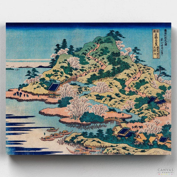 Sesshu Ajigawaguchi Tenposan-Paint by Numbers for Adults-Canvas by Numbers