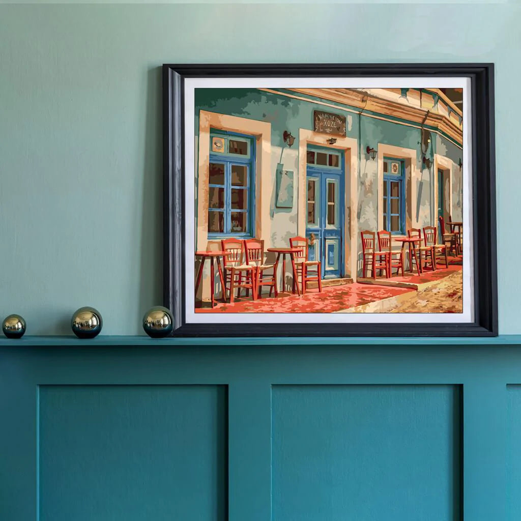 Coffee Shop-Paint by Numbers for Adults-Canvas by Numbers