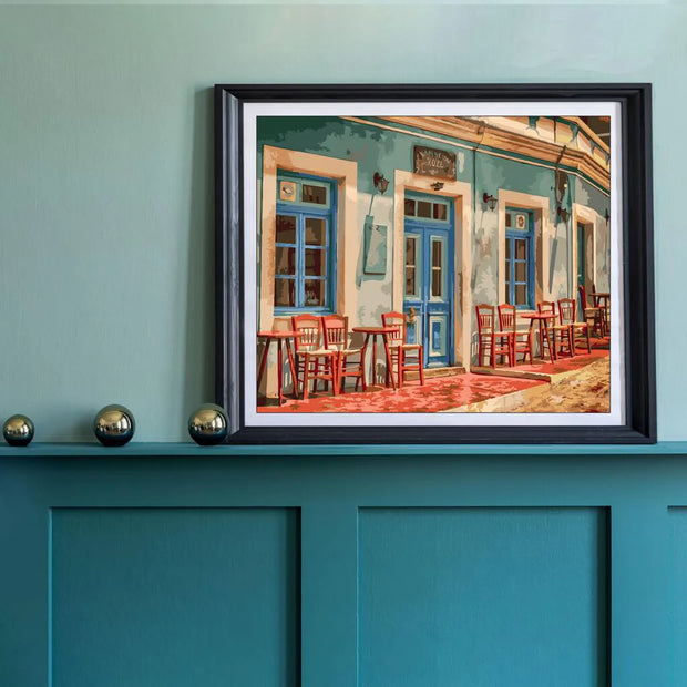 Coffee Shop-Paint by Numbers for Adults-Canvas by Numbers