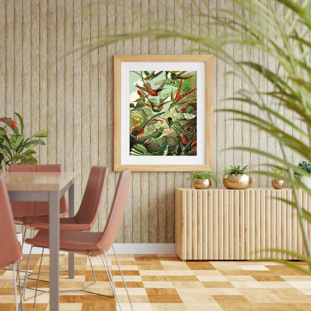 [USA Stock] Hummingbirds-Paint by Numbers for Adults-Canvas by Numbers