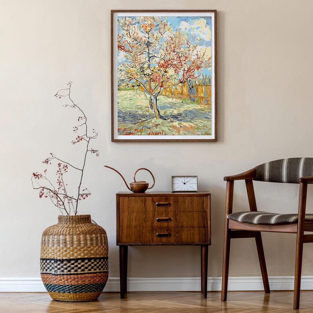 Peach Tree-Paint by Numbers for Adults-Canvas by Numbers