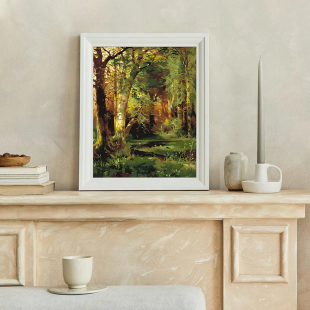 Forest Scene-Paint by Numbers for Adults-Canvas by Numbers