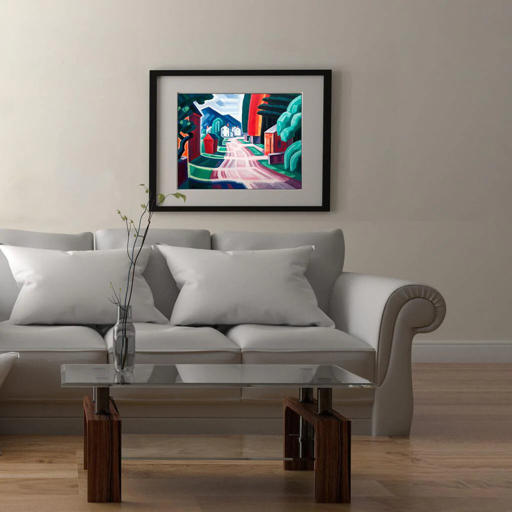 Form and Light Motif in West New Jersey-Paint by Numbers for Adults-Canvas by Numbers