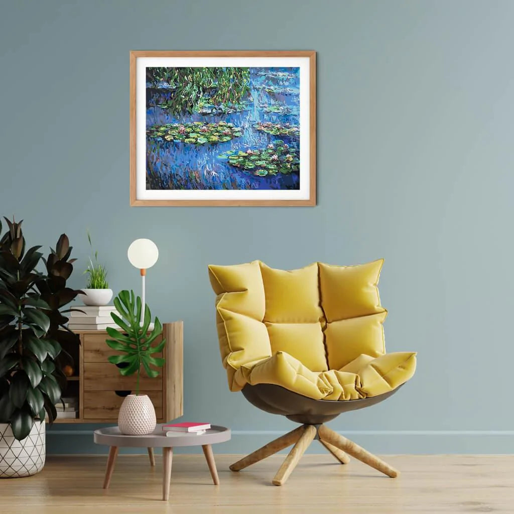 Water Lilies-Paint by Numbers for Adults-Canvas by Numbers