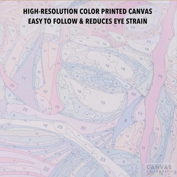 The Flowered Terrace-Paint by Numbers for Adults-Canvas by Numbers