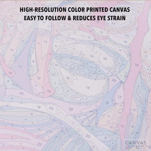 Canvas with high-resolution prints